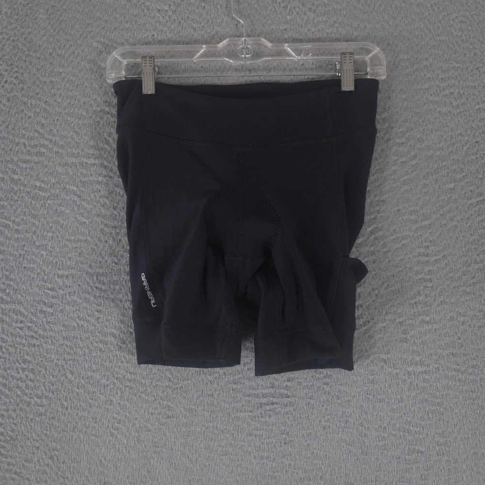 Garneau Shorts Womens M Black Padded Biking Cycling Tight Leg Outdoor Padded